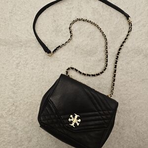 Tory Burch Black Leather Crossbody Bag